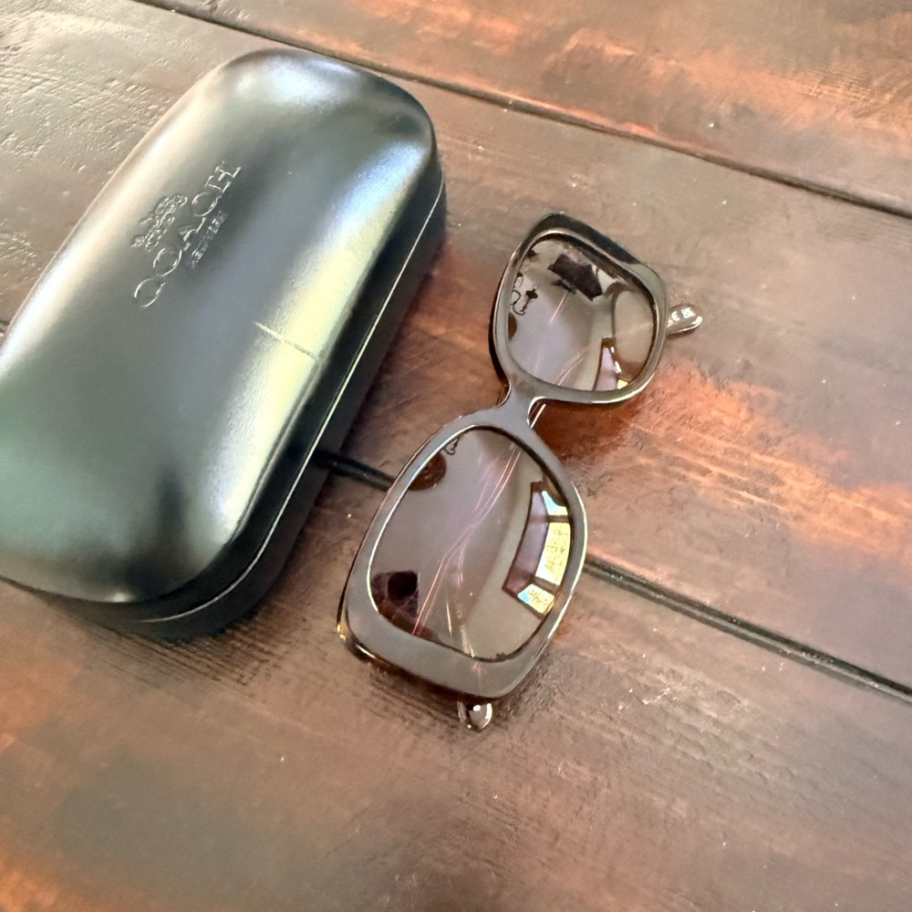 Coach Dark Tortoise 53MM Square Sunglasses- Original Packaging